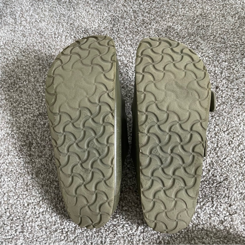 Birkenstock Arizona EVA Sandal Women’s 7 Khaki Green Slides Mens 9 Comfort Shoes - Picture 11 of 11